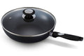 Wok Beka Pro Induc 28cm revêtement céramique antiadhérent + couvercle en verre