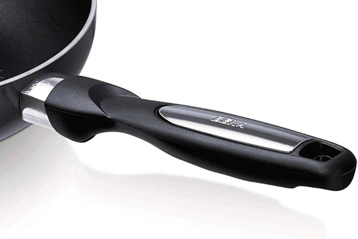 Wok Beka Pro Induc 28cm revêtement céramique antiadhérent + couvercle en verre