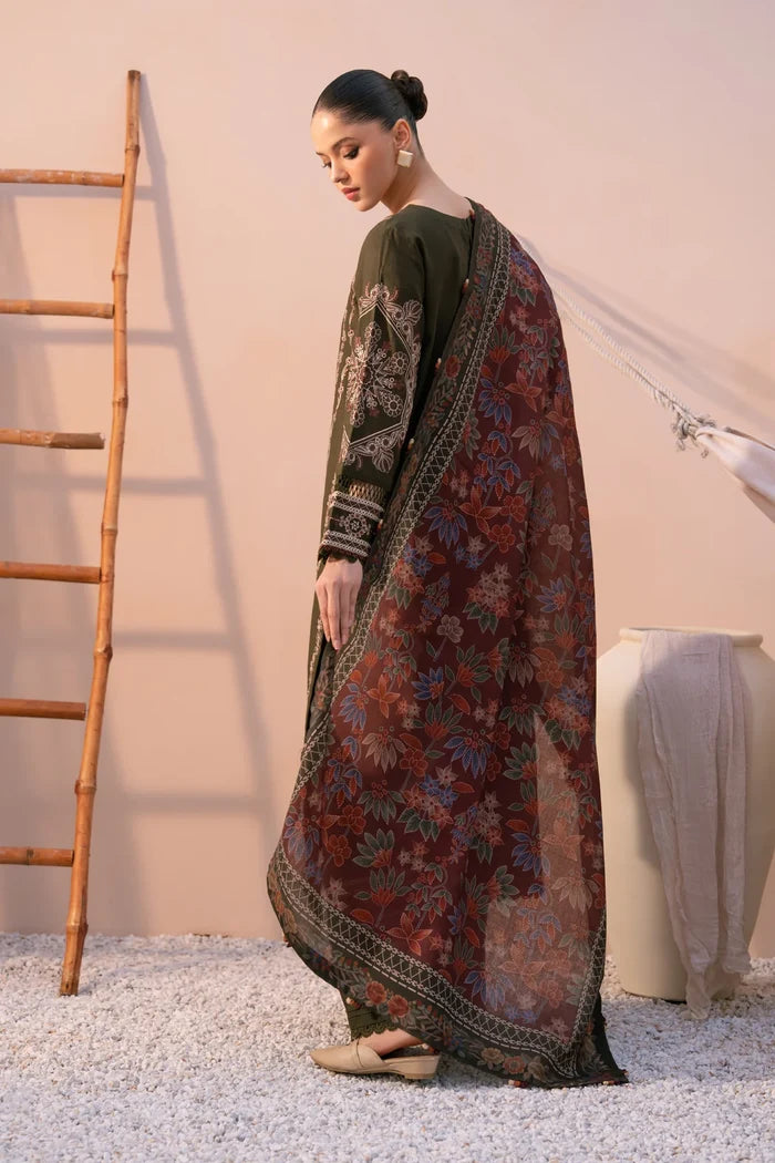 Xenia - Durrah - Three Piece Slub Khaddar