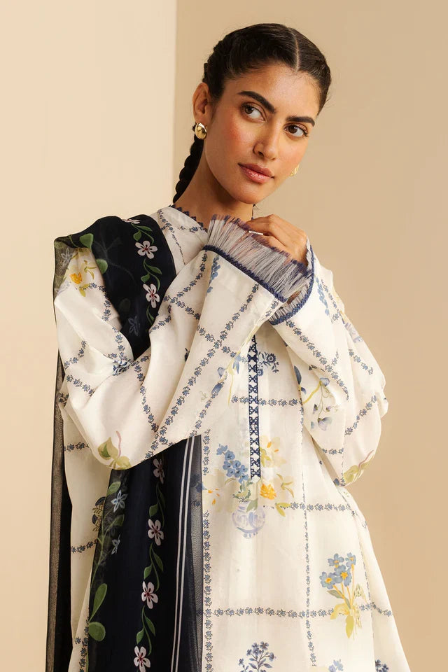 Zara Shahjahan - Coco-10A-Luna 3 Piece Printed Lawn