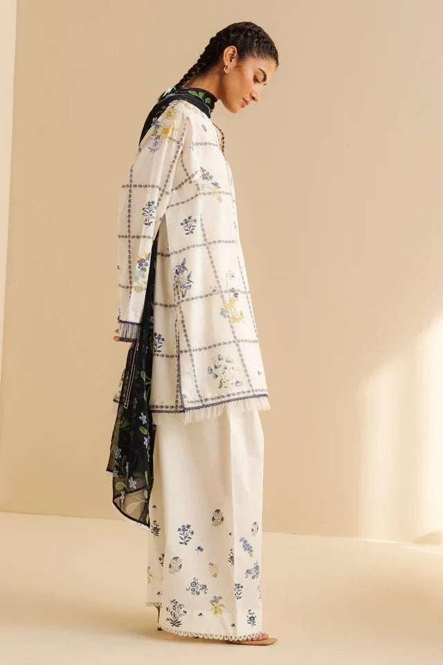 Zara Shahjahan - Coco-10A-Luna 3 Piece Printed Lawn
