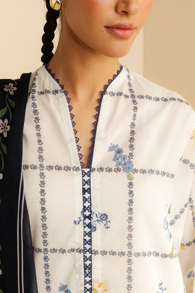 Zara Shahjahan - Coco-10A-Luna 3 Piece Printed Lawn