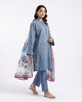 Zara Shahjahan - Coco-10B-Willow 3 Piece Printed Cambric
