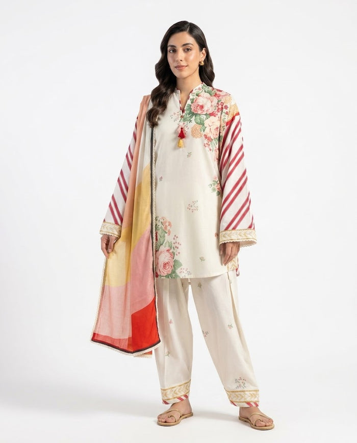 Zara Shahjahan - Coco-1A Zeya Three Piece Lawn