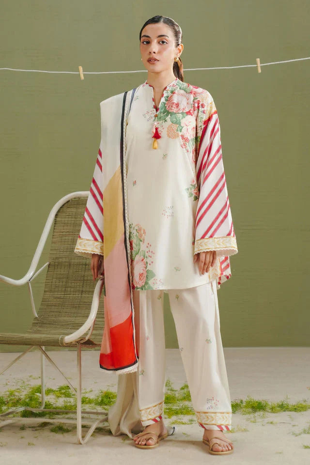Zara Shahjahan - Coco-1A Zeya Three Piece Lawn