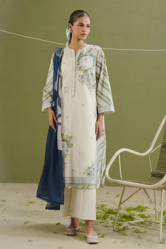 Zara Shahjahan - Coco-1B Zeya Three Piece Lawn