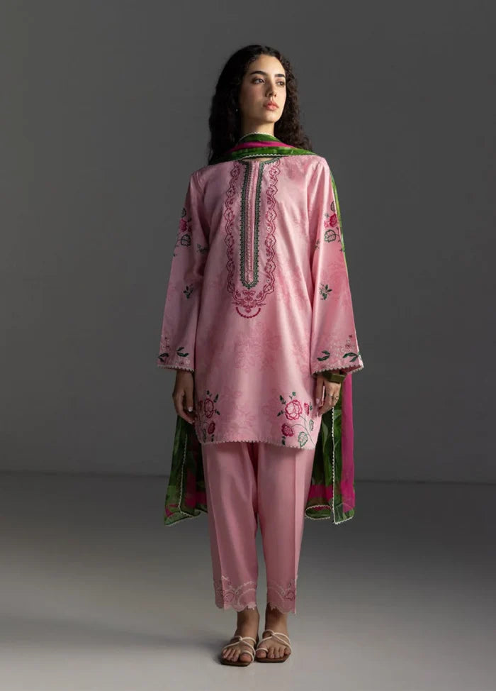 Zara Shahjahan - Coco-2A Miro Three Piece Jacquard