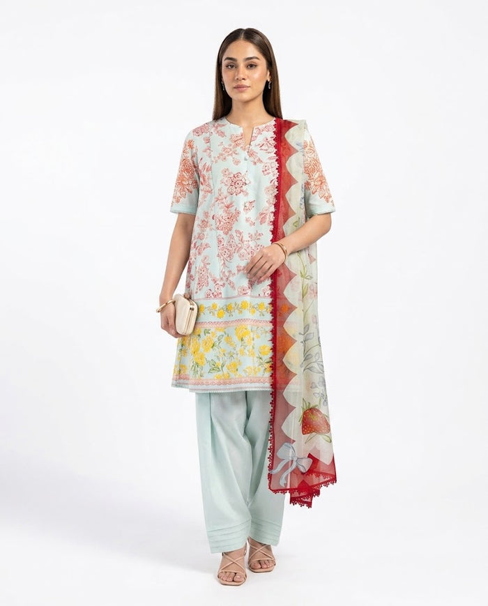 Zara Shahjahan - Coco-4B Elvo Three Piece Lawn