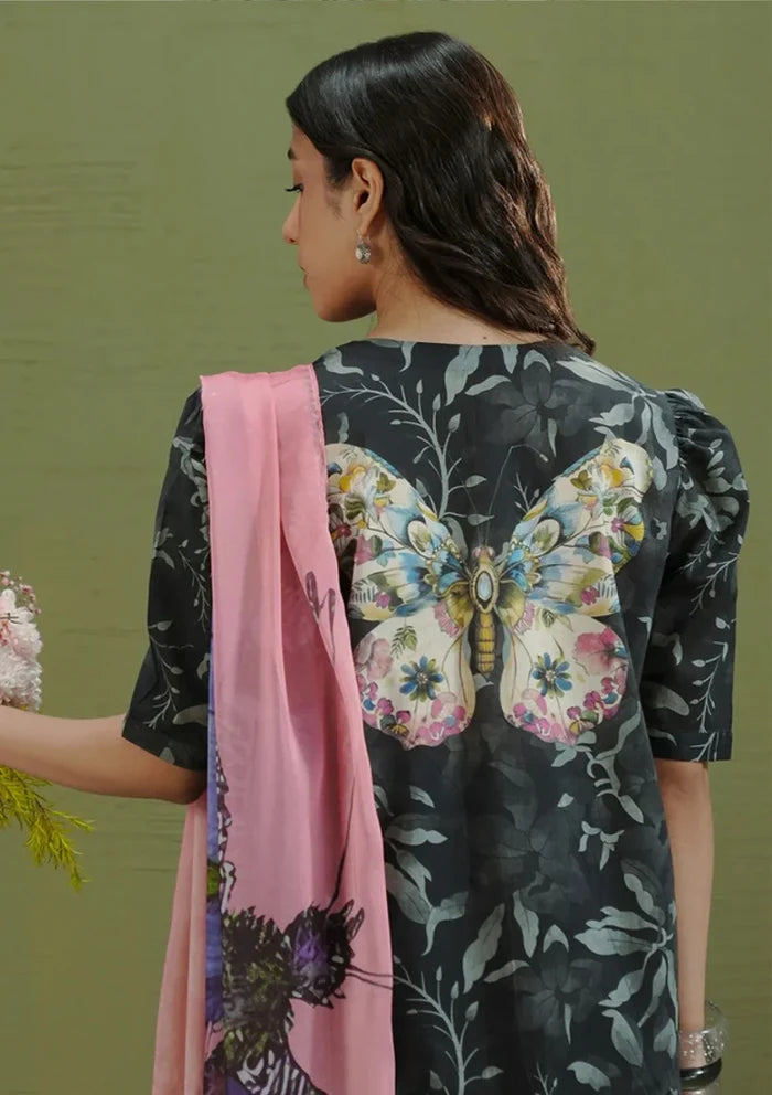 Zara Shahjahan - Coco-5B Gece Three Piece Lawn