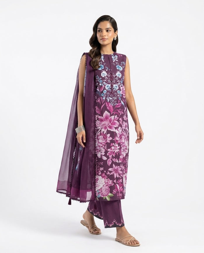 Zara Shahjahan - Coco-6B Aero Three Piece Lawn