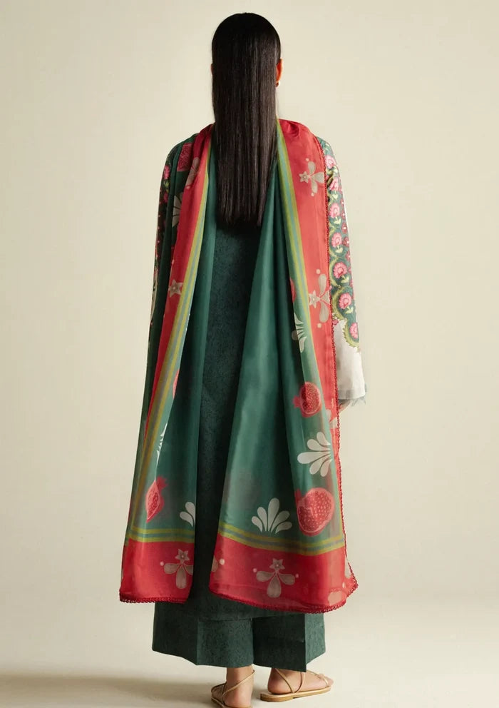 Zara Shahjahan - Coco-9A-Sol 3 Piece Printed Cambric