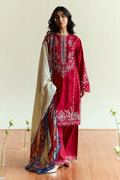 Zara Shahjahan - Coco-D8-Alba 3 Piece Jacquard Suit