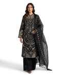 Zara Shahjahan - D4-A Shizumi Three Piece Embroided Lawn