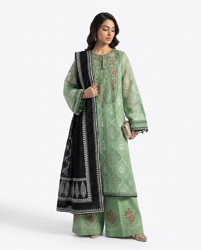Zara Shahjahan - Midoriya Three Piece Lawn