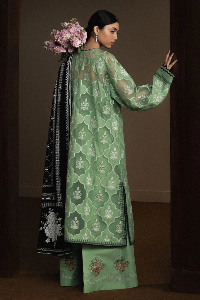 Zara Shahjahan - Midoriya Three Piece Lawn