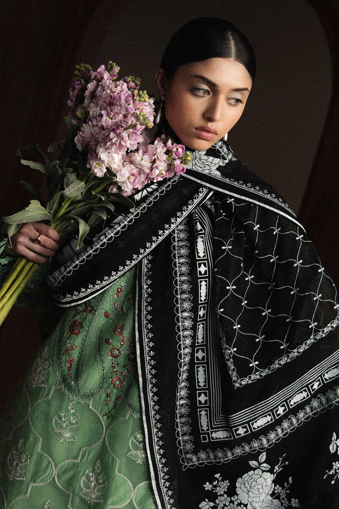 Zara Shahjahan - Midoriya Three Piece Lawn