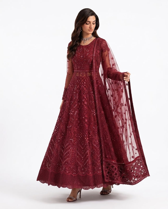 Zarif - ZE-MT-01 Sheen Three Piece Organza