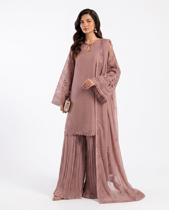 Zarif - ZE-MT-02 Ayla Three Piece Chiffon