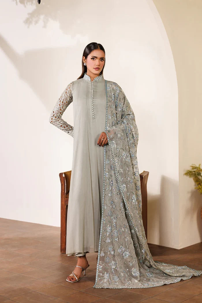 Zarif - ZRF-EMC-19 Three Piece Chiffon