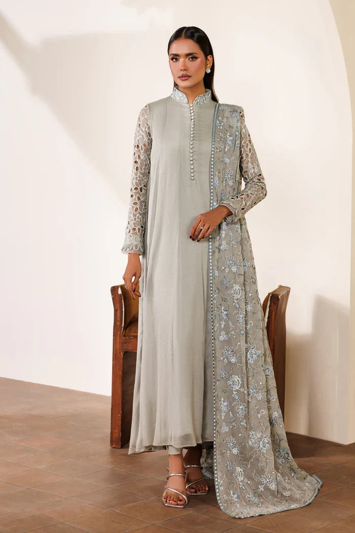 Zarif - ZRF-EMC-19 Three Piece Chiffon