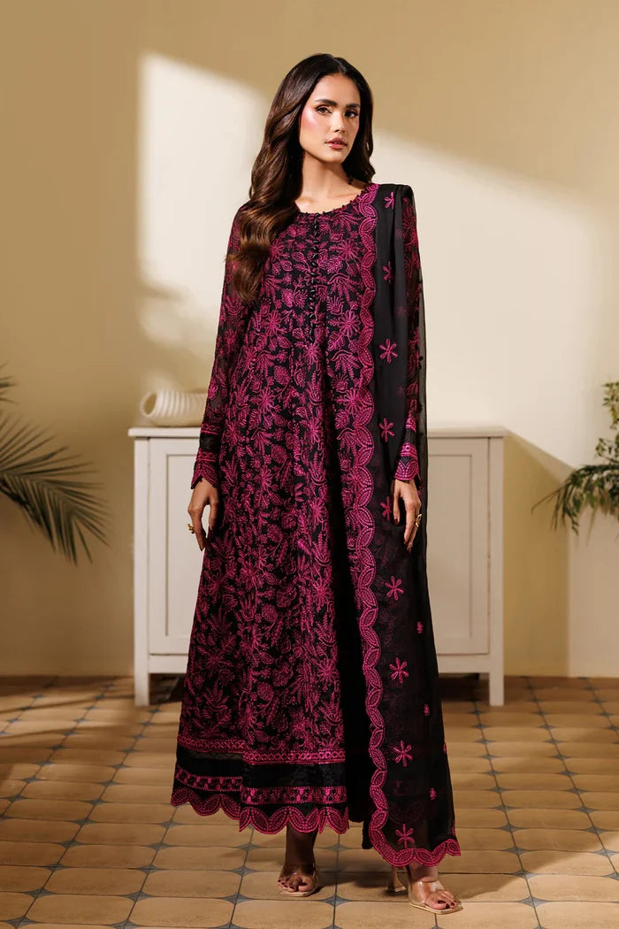 Zarif - ZRF-EMC-20 Three Piece Chiffon