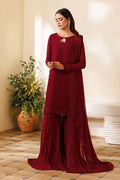 Zarif - ZRF-EMC-22 Three Piece Chiffon