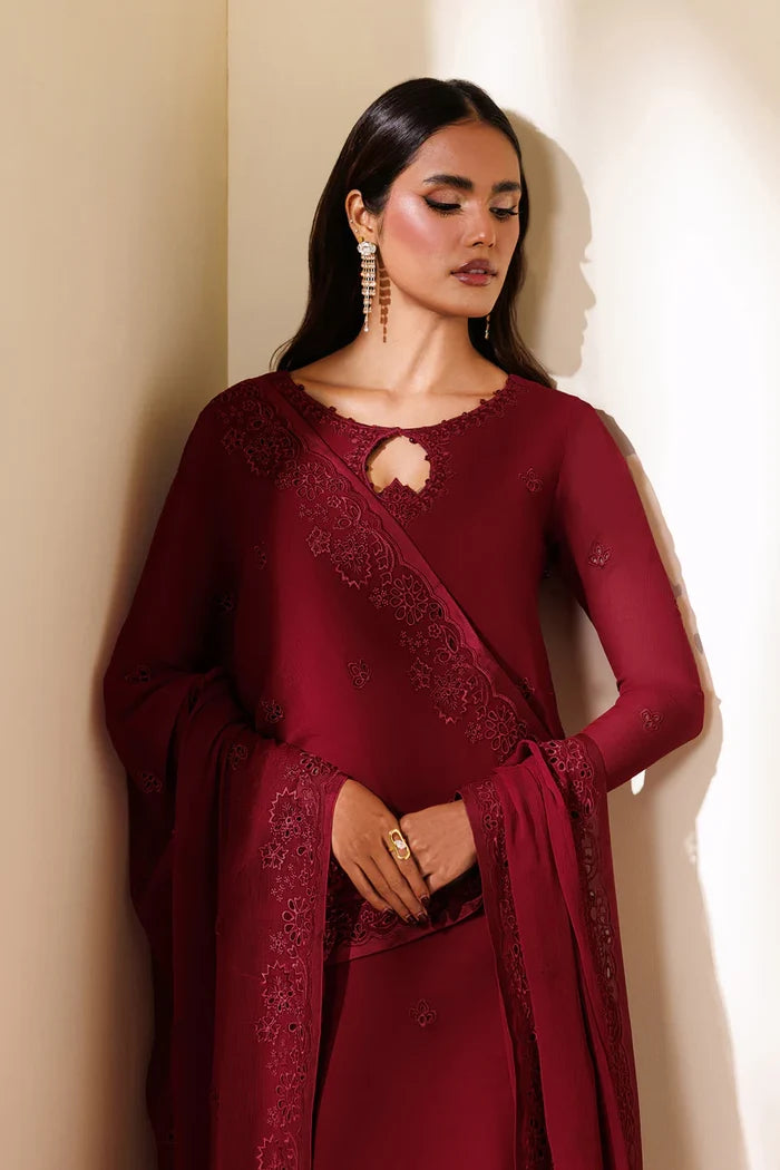 Zarif - ZRF-EMC-22 Three Piece Chiffon