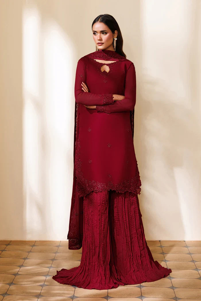 Zarif - ZRF-EMC-22 Three Piece Chiffon