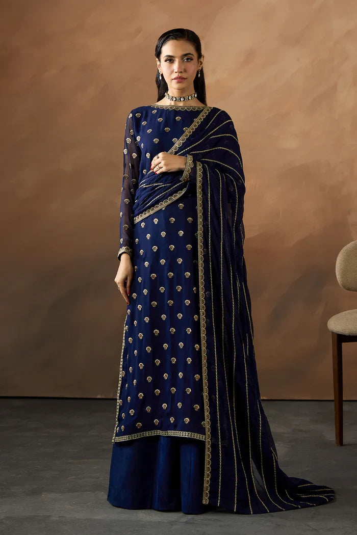 Zarif - ZRF-EMC-26 Three Piece Chiffon