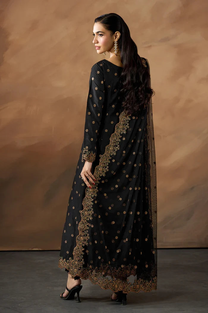 Zarif - ZRF-EMC-29 Three Piece Raw Silk
