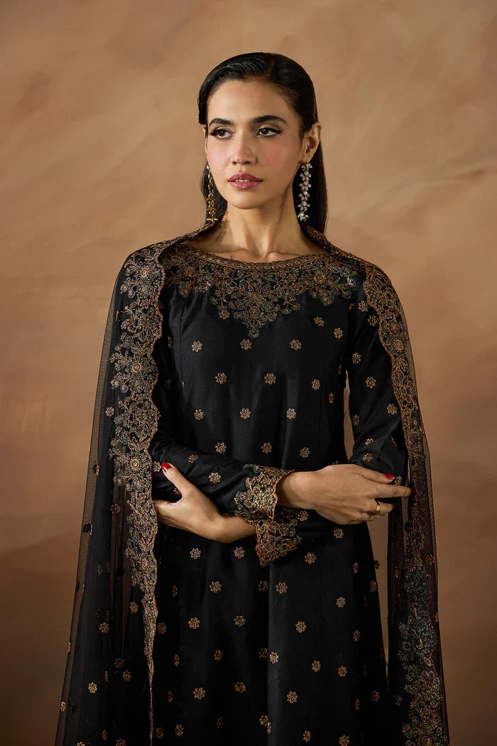 Zarif - ZRF-EMC-29 Three Piece Raw Silk