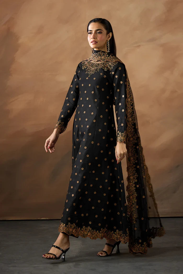 Zarif - ZRF-EMC-29 Three Piece Raw Silk